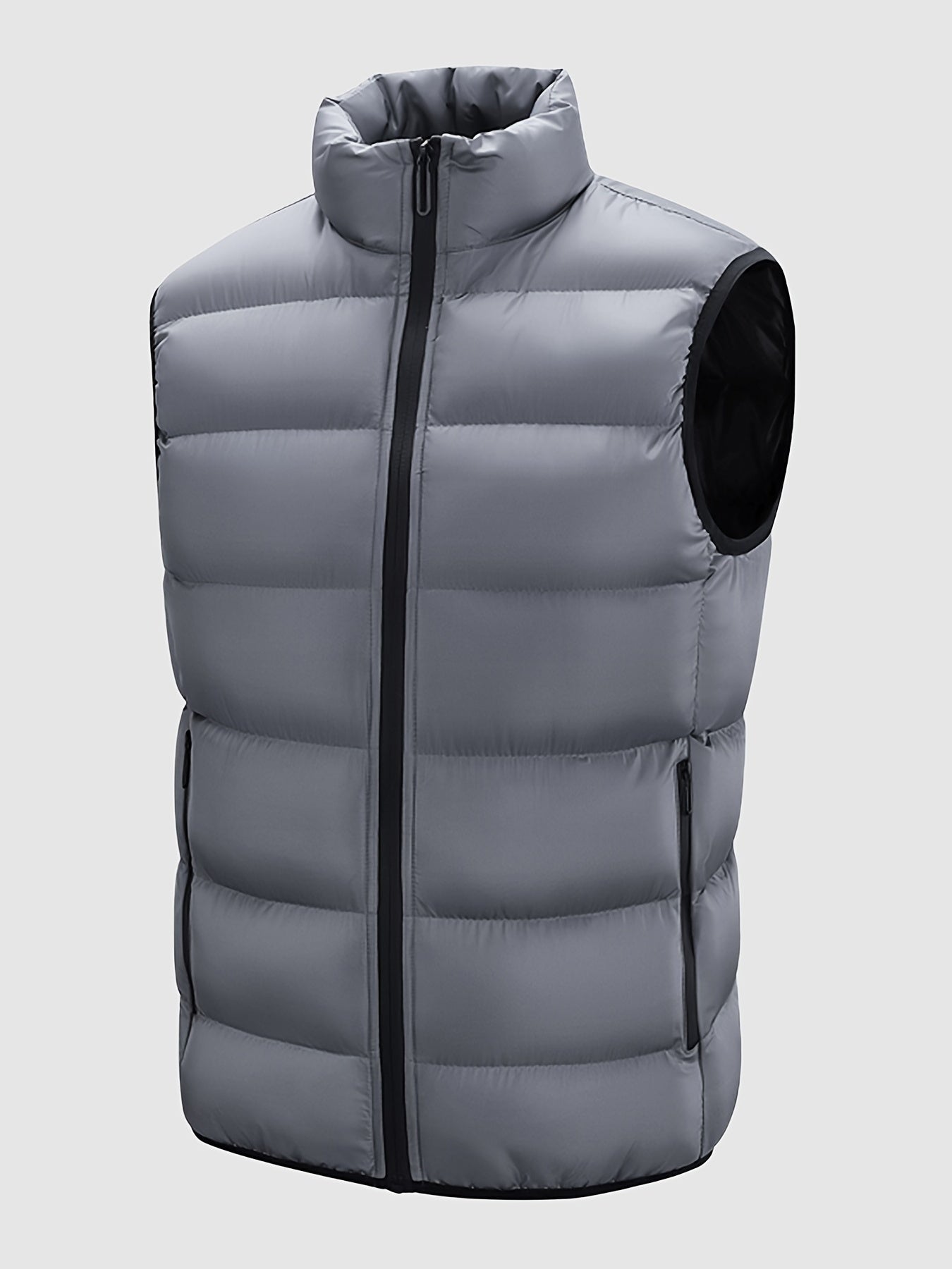 Men's Warm Winter Zip Up Vest with Pockets