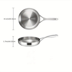 Stainless Steel Frying Pan 20 25 30 Professional Skillet With Lid