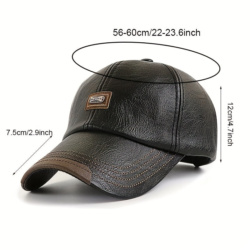 Unisex Adjustable Baseball Cap For Autumn And Winter Outing