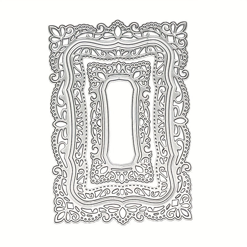 Rectangular Metal Cutting Dies Embossing Stencils for Card Making