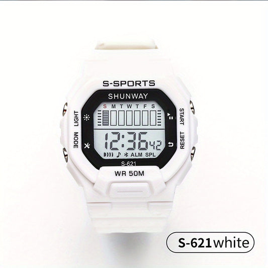 Youth LED Sports Watch 50M Waterproof Digital Electronic Watch For Kids