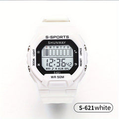 Youth LED Sports Watch 50M Waterproof Digital Electronic Watch For Kids