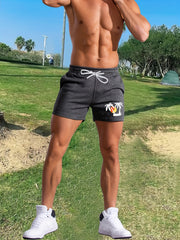 Palm Tree Pattern Graphic Drawstring Shorts Men's Summer Vacation Resort