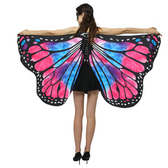 2pcs Butterfly Costumes for Womens Printing Fabric Butterfly Wings for Women