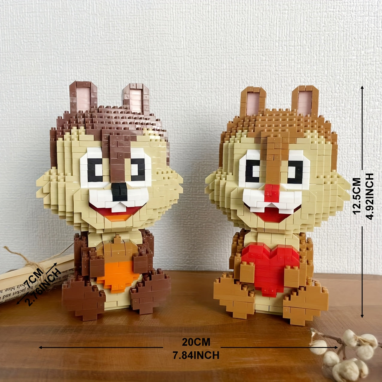 Classic Cartoon Characters Squirrel Building Block Model Puzzle