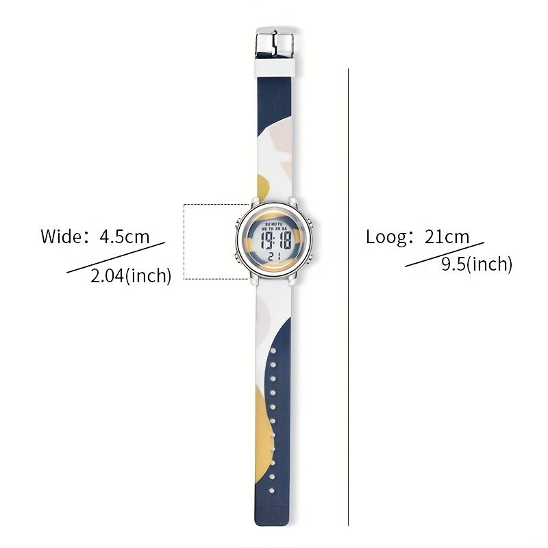 Sports Electronic Watch W/ Contrasting Series