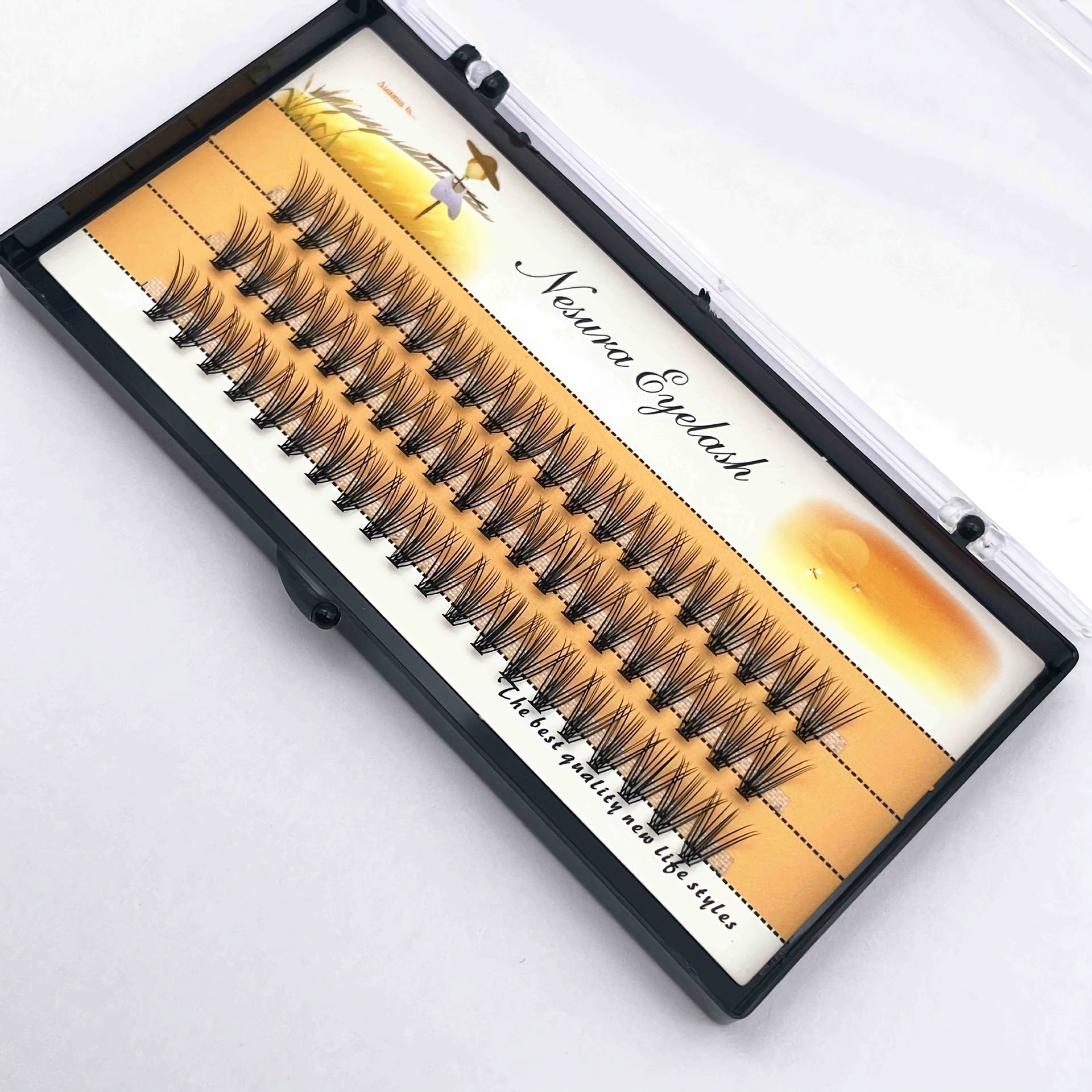 20D 0.07C Long Cluster Lashes 8-14mm Easy DIY Faux Mink Eye Makeup