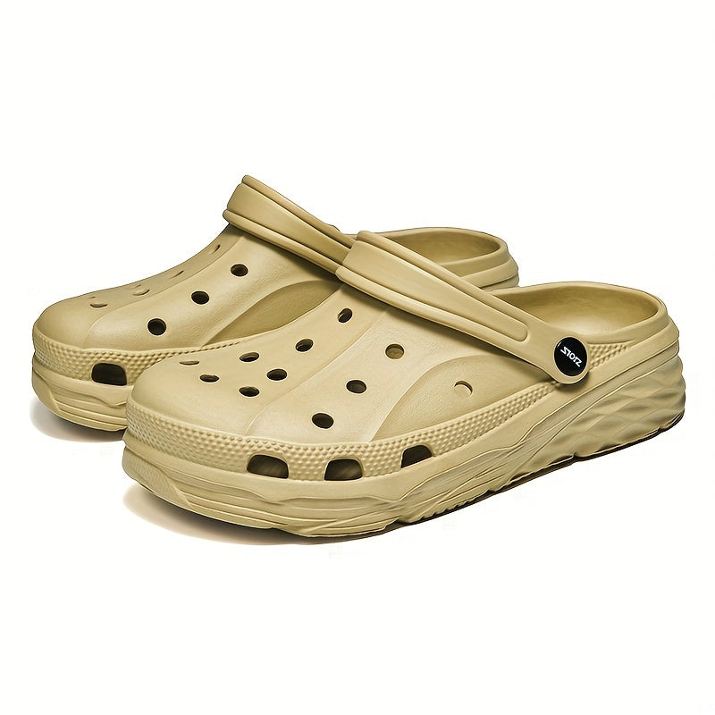 Men's Clog Sandals with Strap Casual Outdoor Walking Shoes