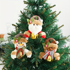 Santa Snowman Tree Pendant DIY Christmas Tree Pendants