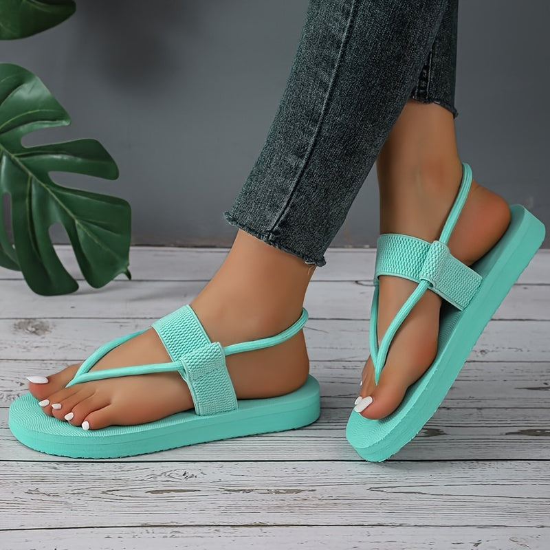 Women's Non-Slip Beach Sandals Soft Bottom Comfortable Elastic Band