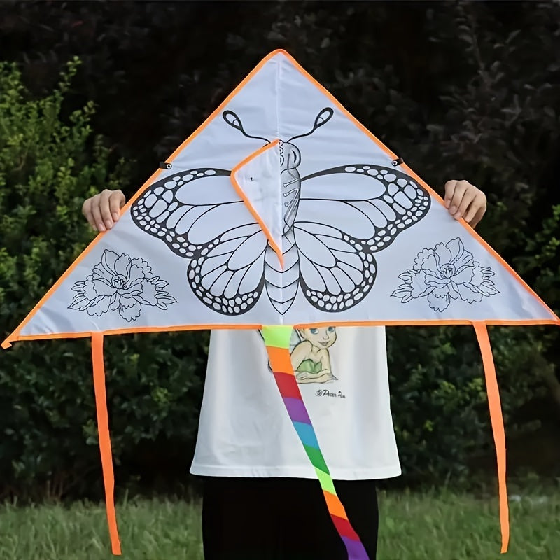 DIY Educational Painting Kite Outdoor Flying Toy