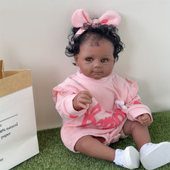 Adorable Reborn Youngsters Girl Doll with Soft Vinyl Body & Realistic Features