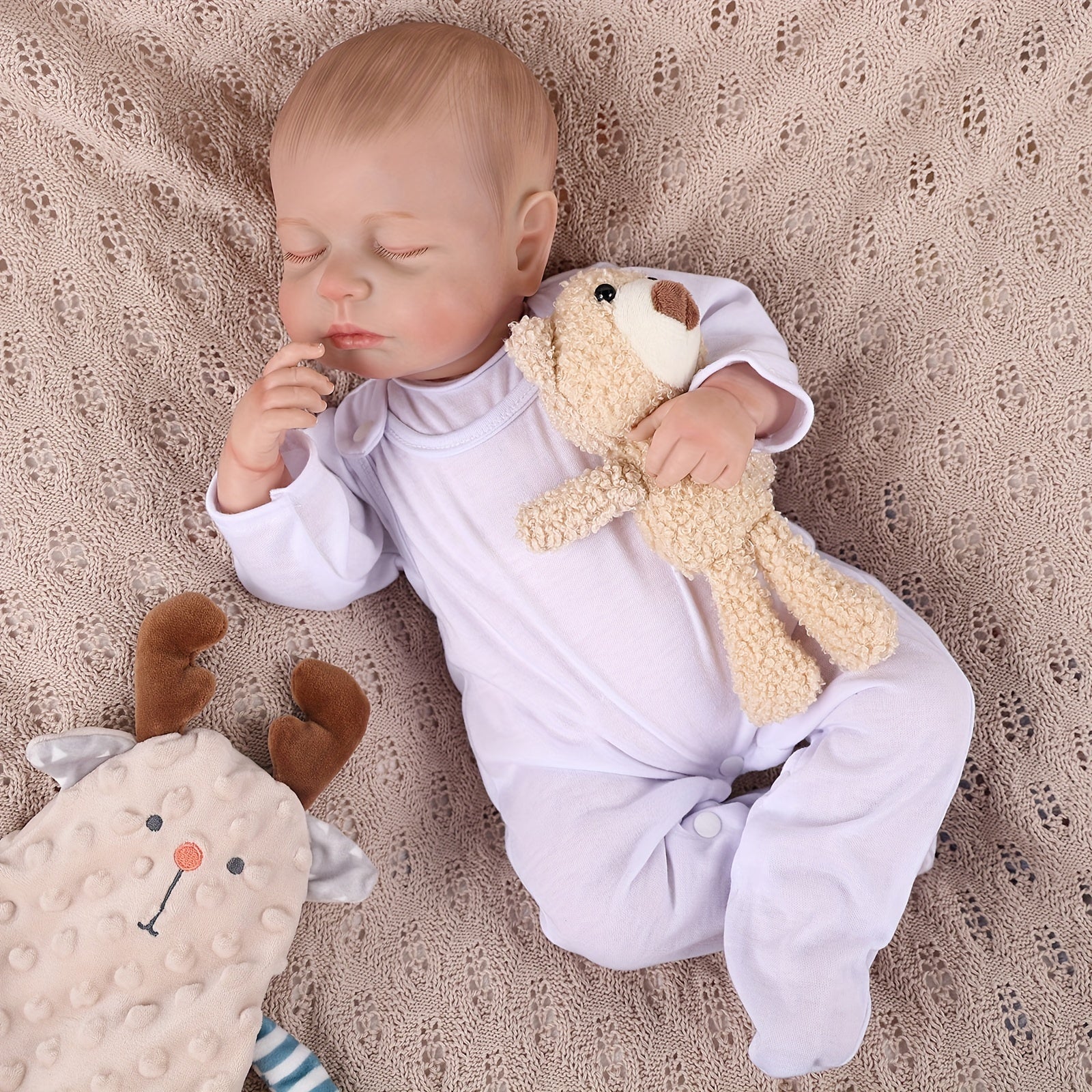 20 Inch Finished Reborn Baby Dolls Newborn Baby Dolls Sleeping Baby Dolls