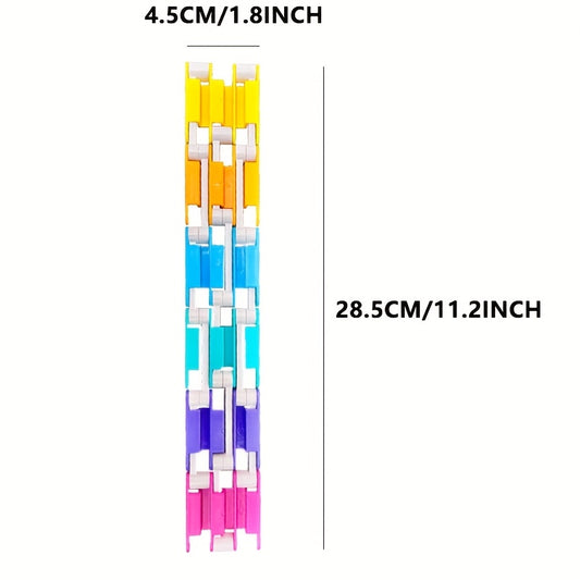 Colorful Fidget Infinity Ladder Toy for Stress & Anxiety Relief