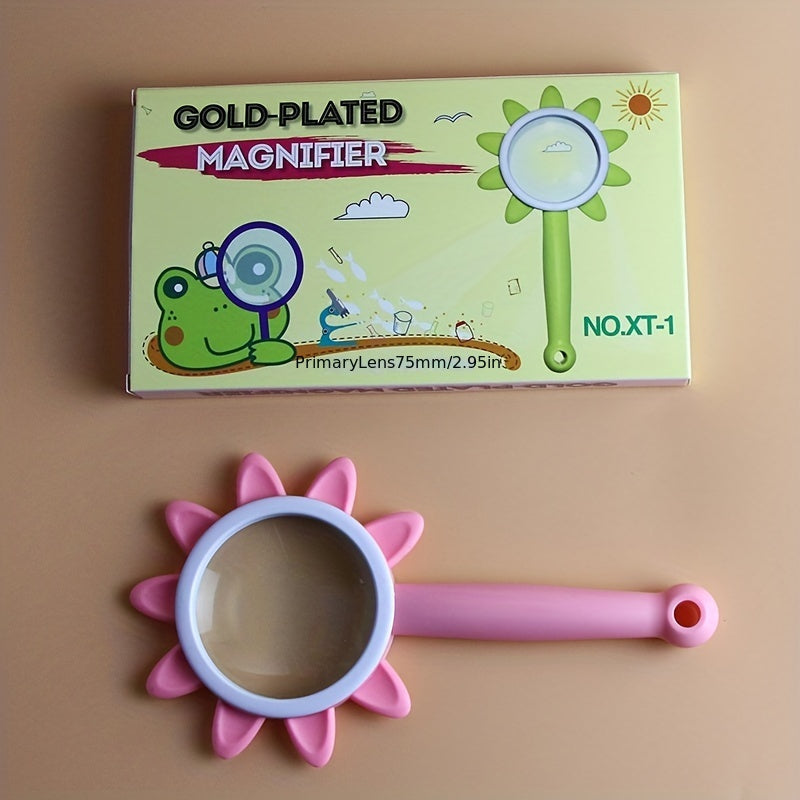 Portable 5X Magnifying Glass for Kids & Elders - High Definition