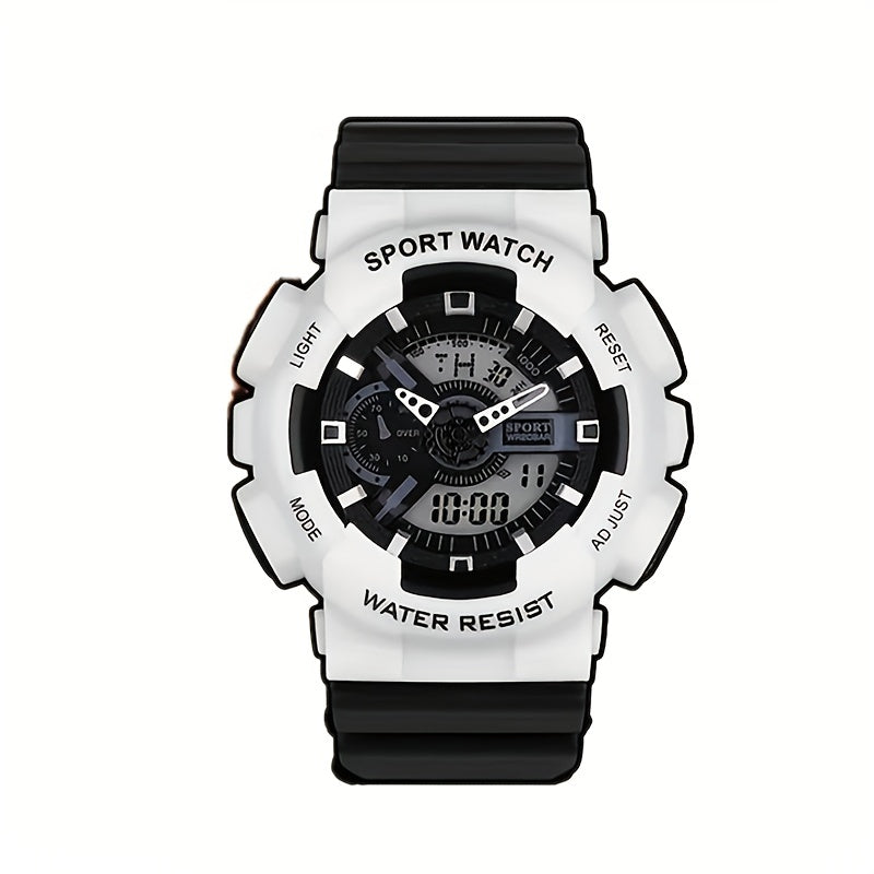 Waterproof Sports Watch Double Display Versatile Wrist Watch