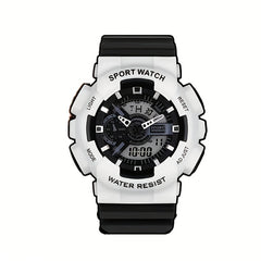 Waterproof Sports Watch Double Display Versatile Wrist Watch