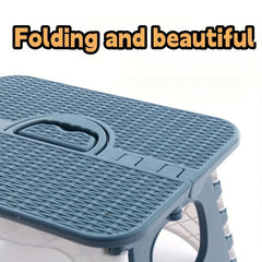 Portable Folding Stools With Handle Lightweight Compact Foldable Chair