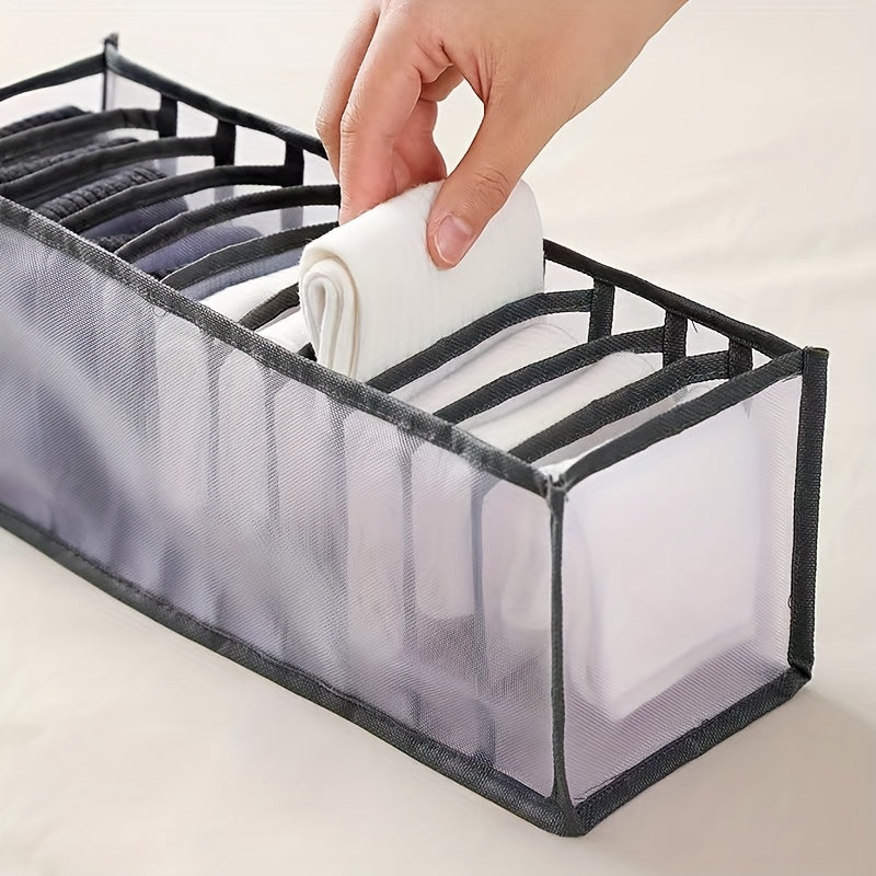 3pcs Drawer Organizer Divider 6 7 11 Cell Collapsible Closet Cabinet Organizer
