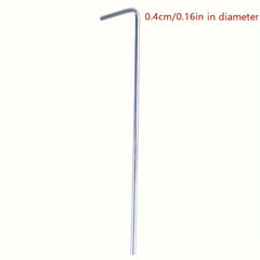 5pcs Heavy Duty Stainless Steel Tent Stakes Ground Nail