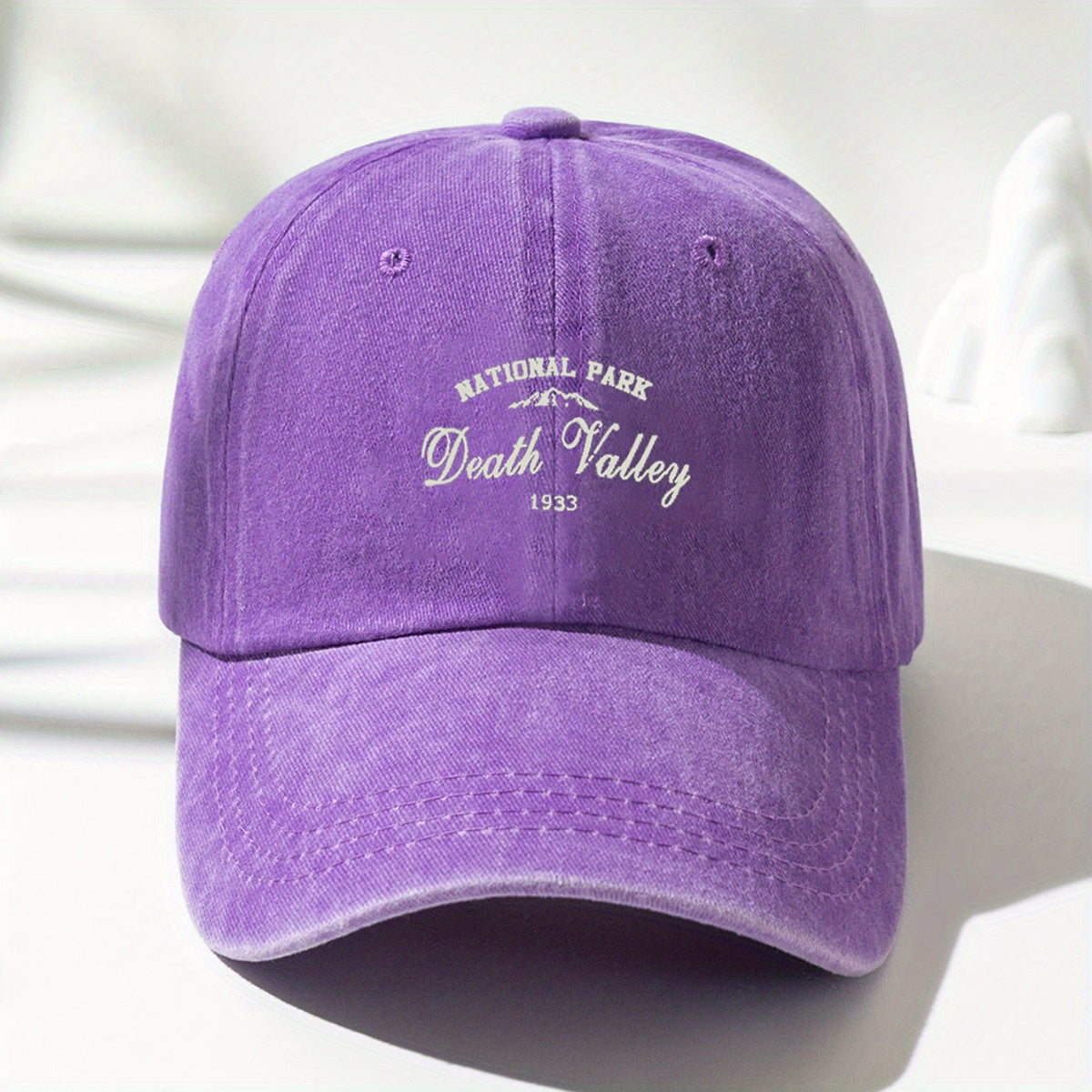 DEATH VALLEY Baseball Cap Vintage Washed Sunshade Sports Hat Women Cotton Dad