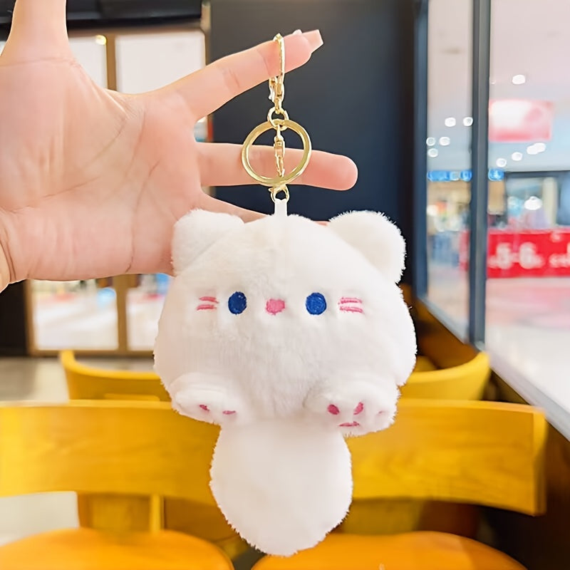 Tuantuan Cat Keychain Catching Machine Doll Plush Gift Cartoon Keychain