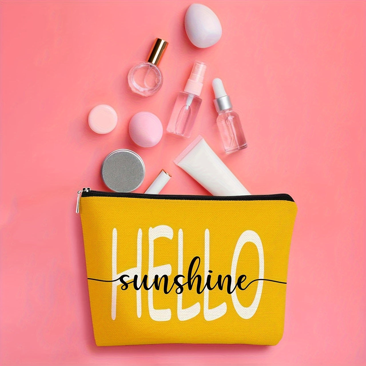 Sunshine Makeup Bag for Women Inspirational Gift