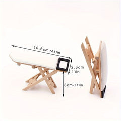 1:12 Mini Ironing Board for Dollhouse Sewing Model Photography Props DIY Scene