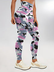 Camouflage Print Tummy Control Yoga Leggings