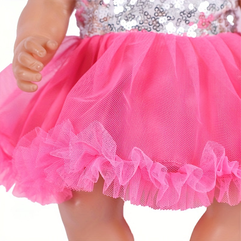 Sequin Dress Doll Clothes for 17-18 Inch Dolls