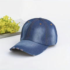 Unisex Sunshade Baseball Cap With Letter Embroidery