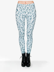 Polka Dots High Waist Skinny Leggings All Seasons Women's Clothing