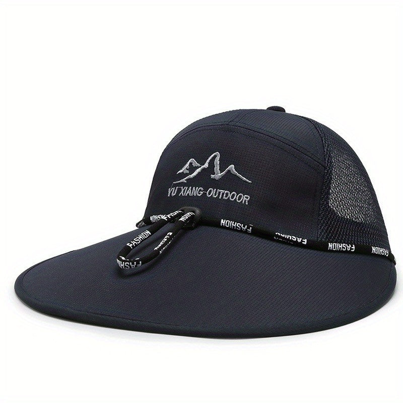 Outdoor Fishing Cap Sun Protection Mesh Hat For Men