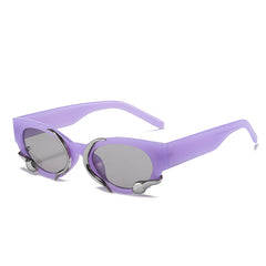 Steampunk Cat Eye Sunglasses UV400 Driving Glasses