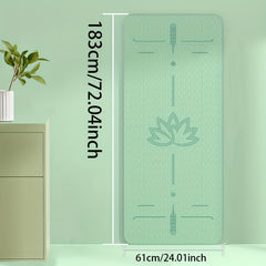 Non-slip TPE Yoga Mat Double Layer Thick Dancing Mat