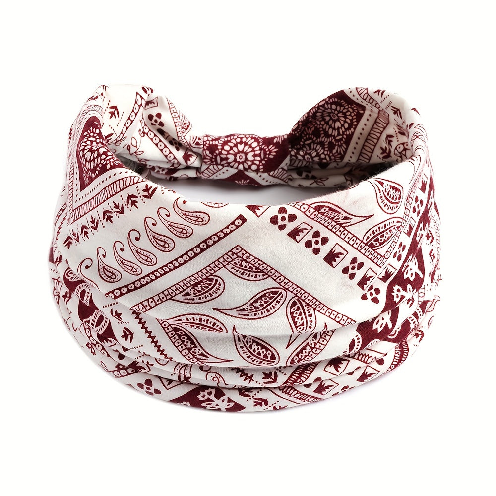 Bohemian Yoga Sports Hairband - Sweat Absorption Headband
