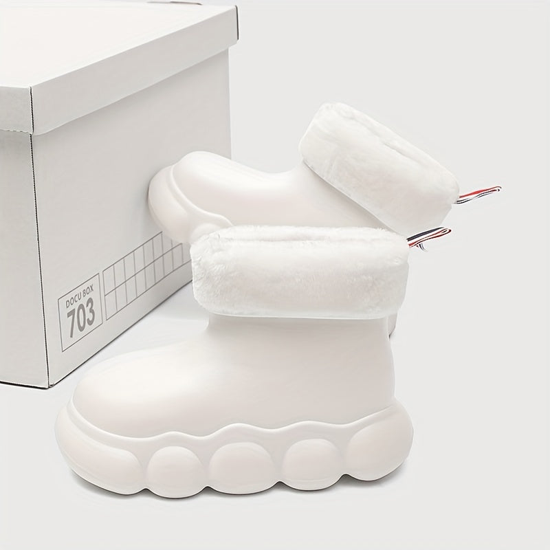 Women's Thick Bottom Rain Boots Non Slip Water Shoes