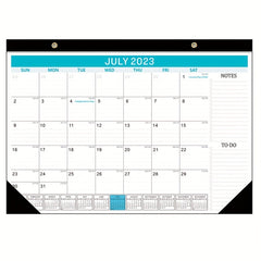 Large Desk Wall Calendar July-Dec 18 Months 18x30