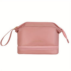 Double Layer Travel Makeup Bag Waterproof Toiletry Bag