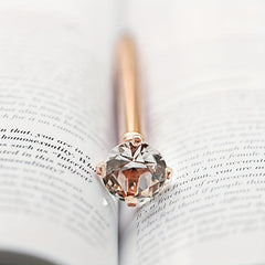 3pcs Crystal Diamond Pens Metal Ballpoint School Office Silvery Rose Golden