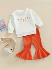 Newborn Baby Girls Halloween Pumpkin Pie Outfit