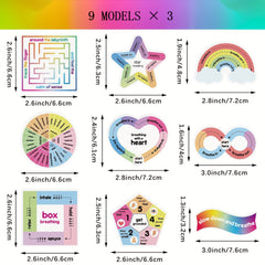 Pressure Relief Stickers Student Anxiety Sensory Calming Stripe Stickers