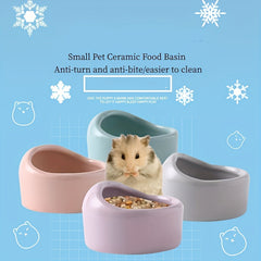 Hamster Food Basin Anti flip Pet Bowl Small Animal Supplies