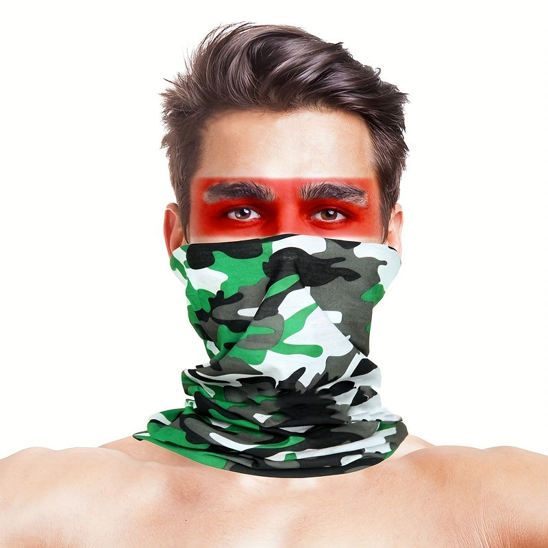 Outdoor Sun Protection Tactical Scarf Camo Bandana Headscarf