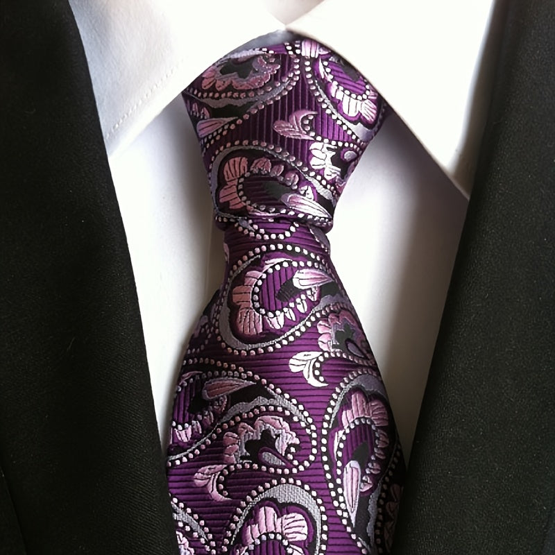 High Density Cashew Flower Men's Suit Tie