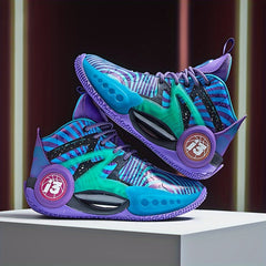 Stylish Luminous Basketball Shoes For Boys Anti Slip High Top Shoes