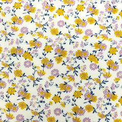 1yd Faux Cotton Fabric for DIY Pants Dress Quilts - Cut Size by Yard