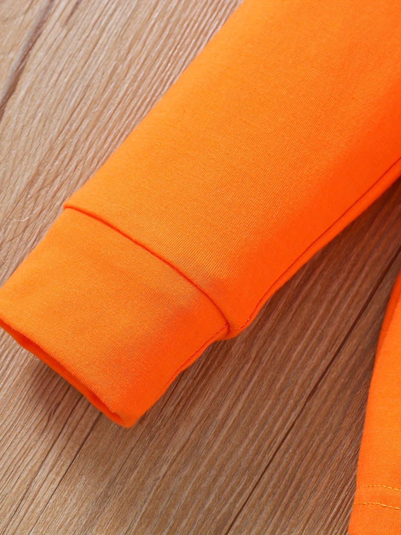2pc Toddler Pumpkin Pajamas Set Long Sleeve Top & Pants Halloween Style Loungewe