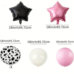 Cow Balloon Set Birthday Party Decoration Farm Animal Theme