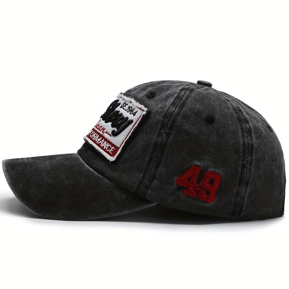 Men's Washed Sun Protection Hat Street Baseball Cap